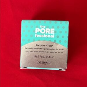 NEW Benefit POREfessional Smooth Sip Lightweight smoothing moisturizer pores